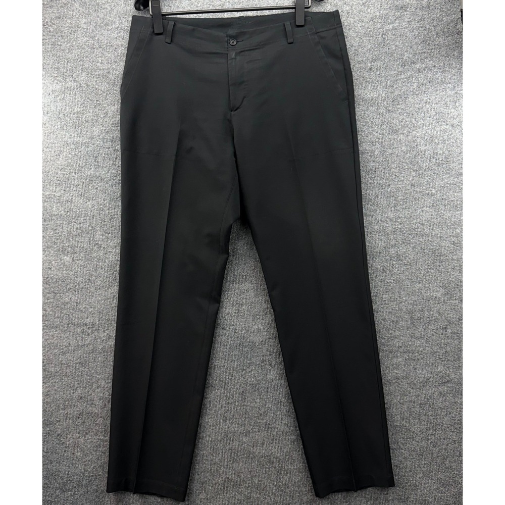 Nike Golf Dri Fit Standard Fit‎ Men's Black Trousers Pants 36x34 Straight